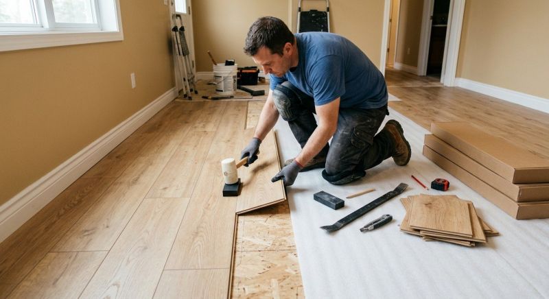 Laminate Floor Installation in Clover, SC