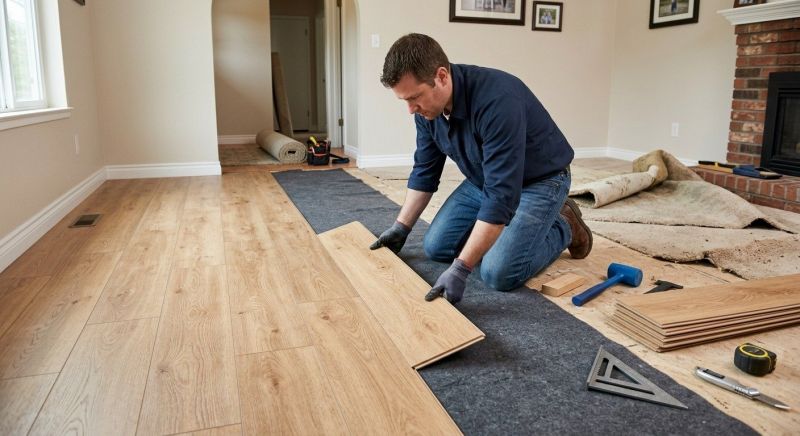 Laminate Floor Remodeling in Shelby, NC