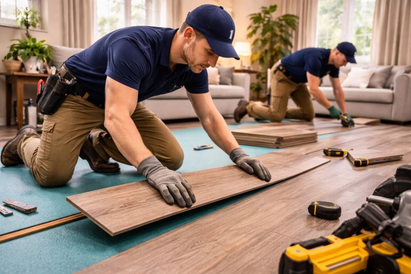 Laminate Floor Replacement in Bessemer City, NC