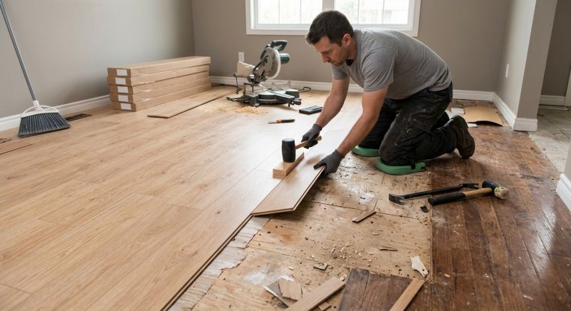 Laminate Floor Replacement in Gaston County, NC