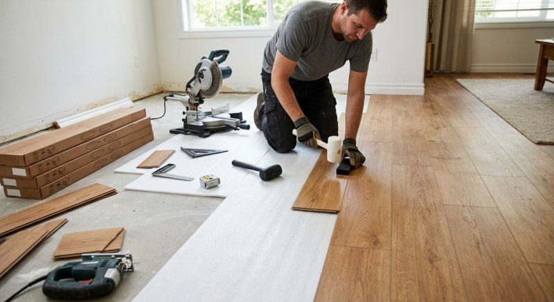 Laminate Floor Replacement in Lincolnton, NC