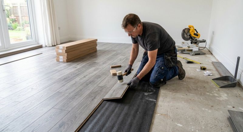 Laminate Floor Replacement in Rutherford County, NC