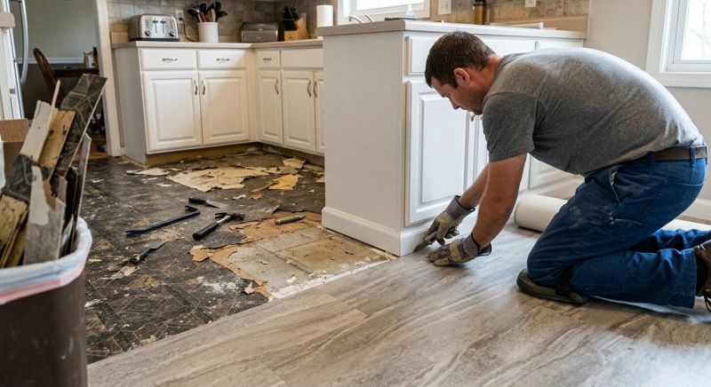 Linoleum Floor Installation in Bessemer City, NC