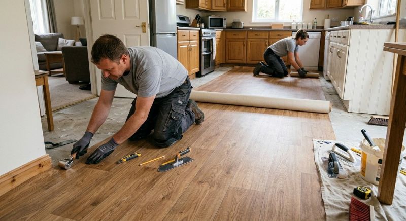 Linoleum Floor Installation in Shelby, NC