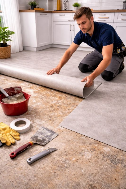 Linoleum Floor Installation in Lincolnton, NC