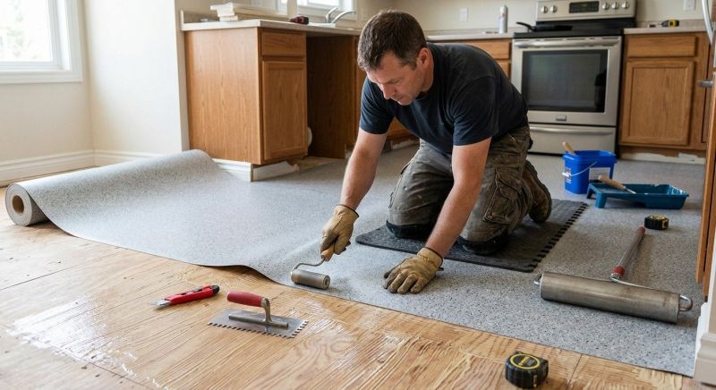 Linoleum Floor Installation in Rutherfordton, NC