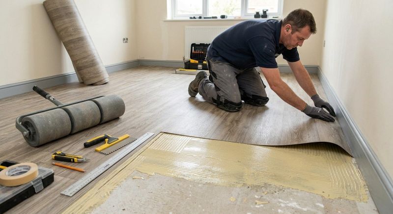 Sheet Flooring Installation in Bessemer City, NC