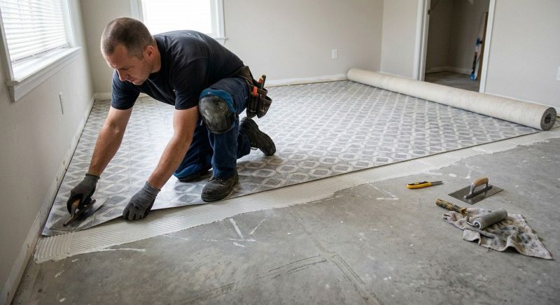 Sheet Flooring Installation in Rutherfordton, NC