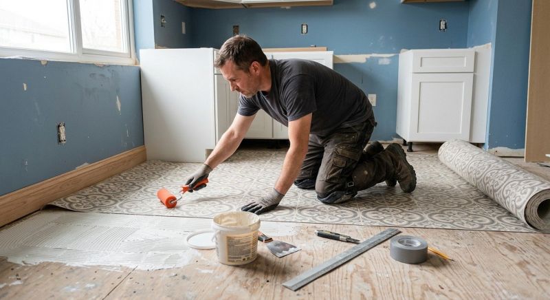 Sheet Linoleum Installation in Bessemer City, NC