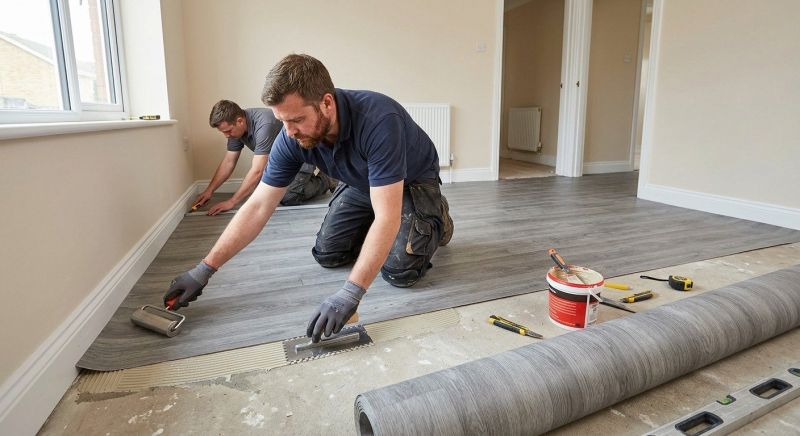 Sheet Linoleum Installation in Gastonia, NC