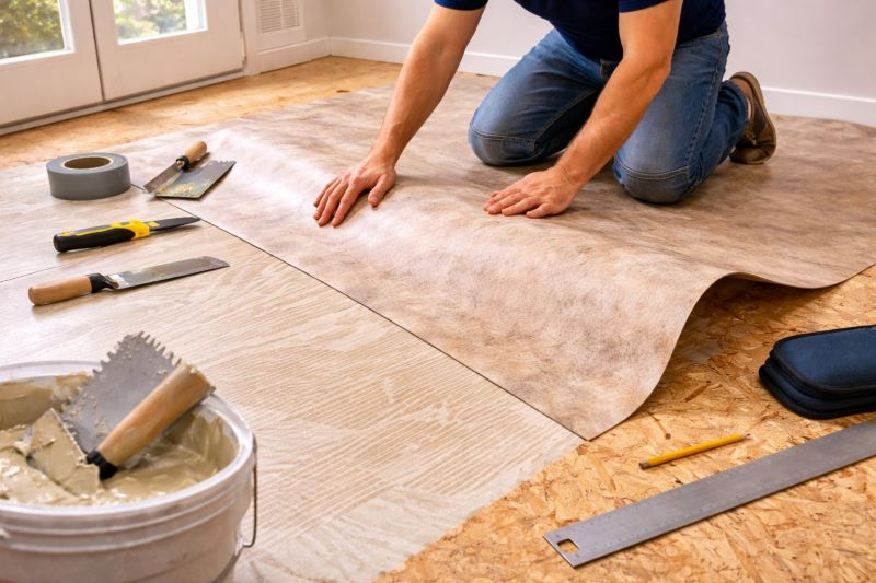 Sheet Vinyl Installation in Gaston County, NC