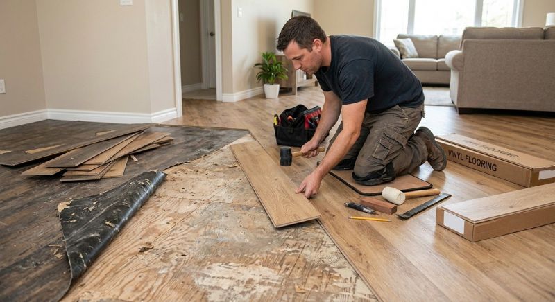 Vinyl Floor Replacement in Shelby, NC