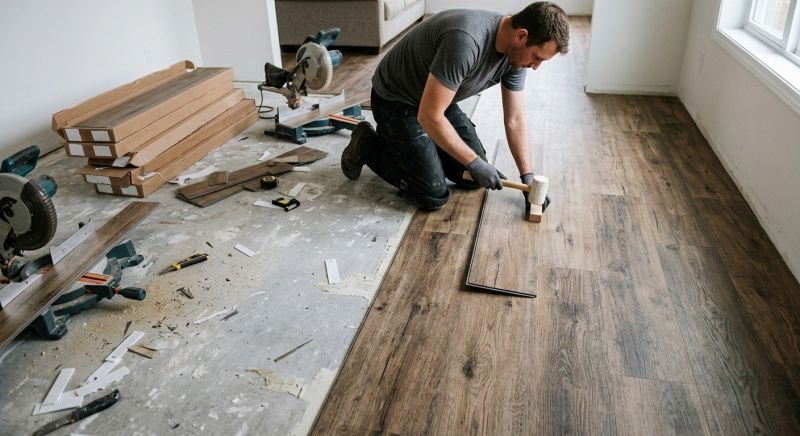 Vinyl Flooring Installation in Rutherford County, NC