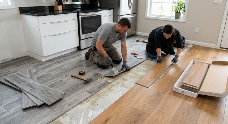 Vinyl Tile Replacement in Shelby, NC